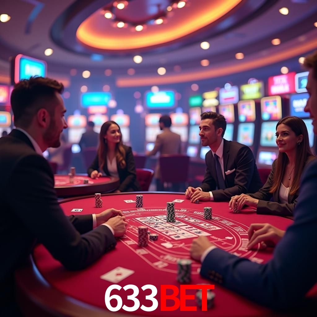 A Experiência Imersiva dos Cassinos Ao Vivo no 633Bet